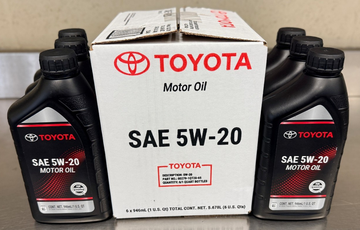 TOYOTA/LEXUS 5W-20 CASE OF 6 QUARTS 00279-1QT20-6S