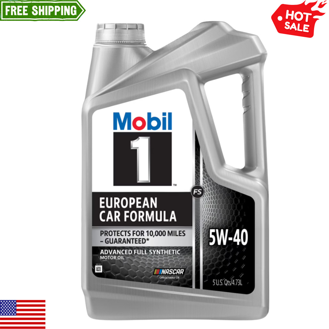 Mobil 1 FS European Car Formula Full Synthetic Motor Oil 5W-40, 5 Quart