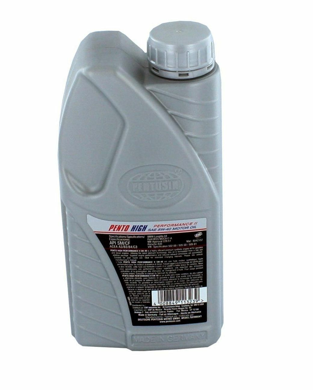 9 LITER KIT PENTO HIGH PERFORMANCE II 5w40 Engine Motor Oil For AUDI MERCEDES VW