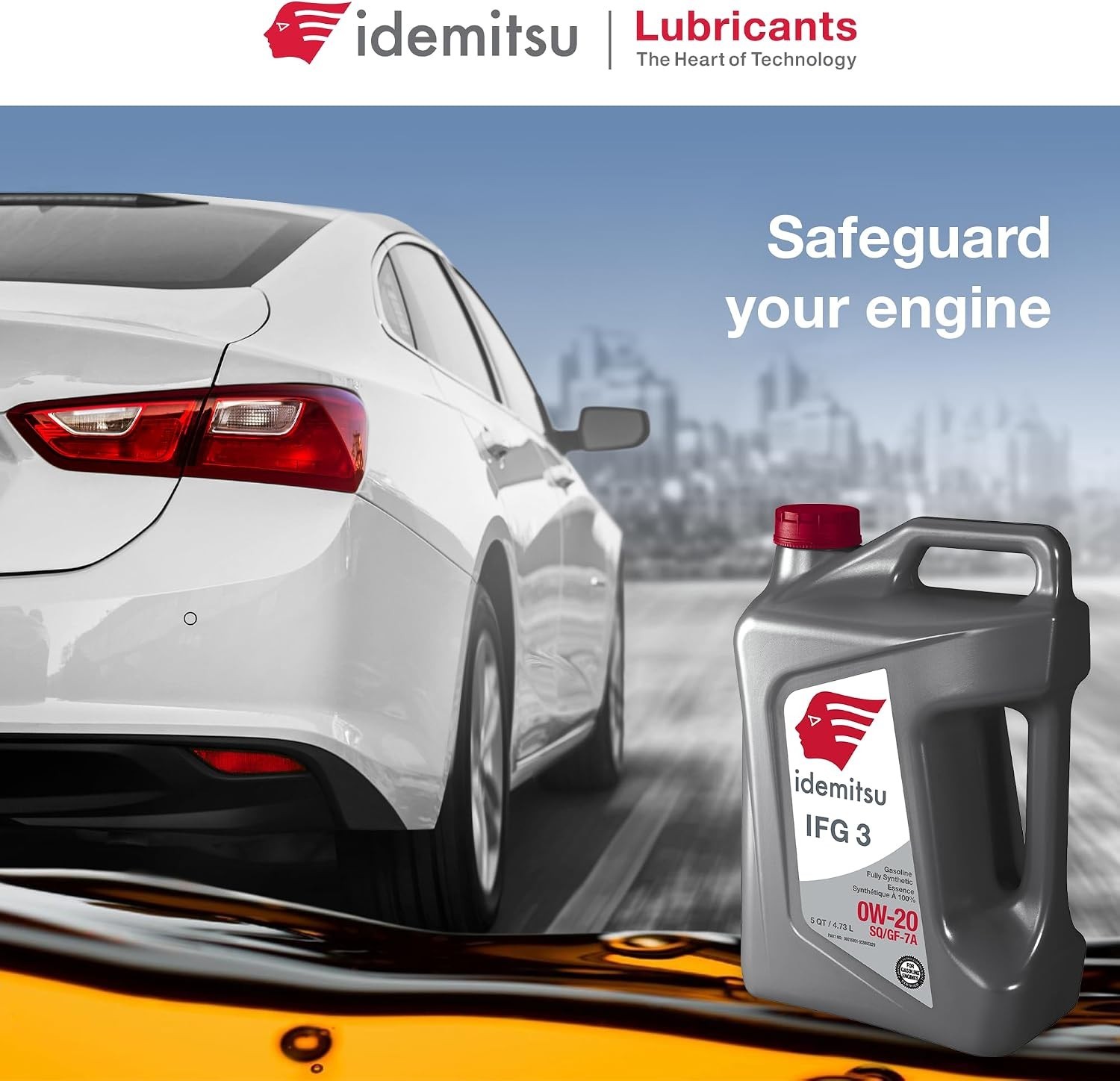 VEHICLE SPECIFIC 5 Quart 0W-20 Full Synthetic Motor Oil | Max Engine Efficiency