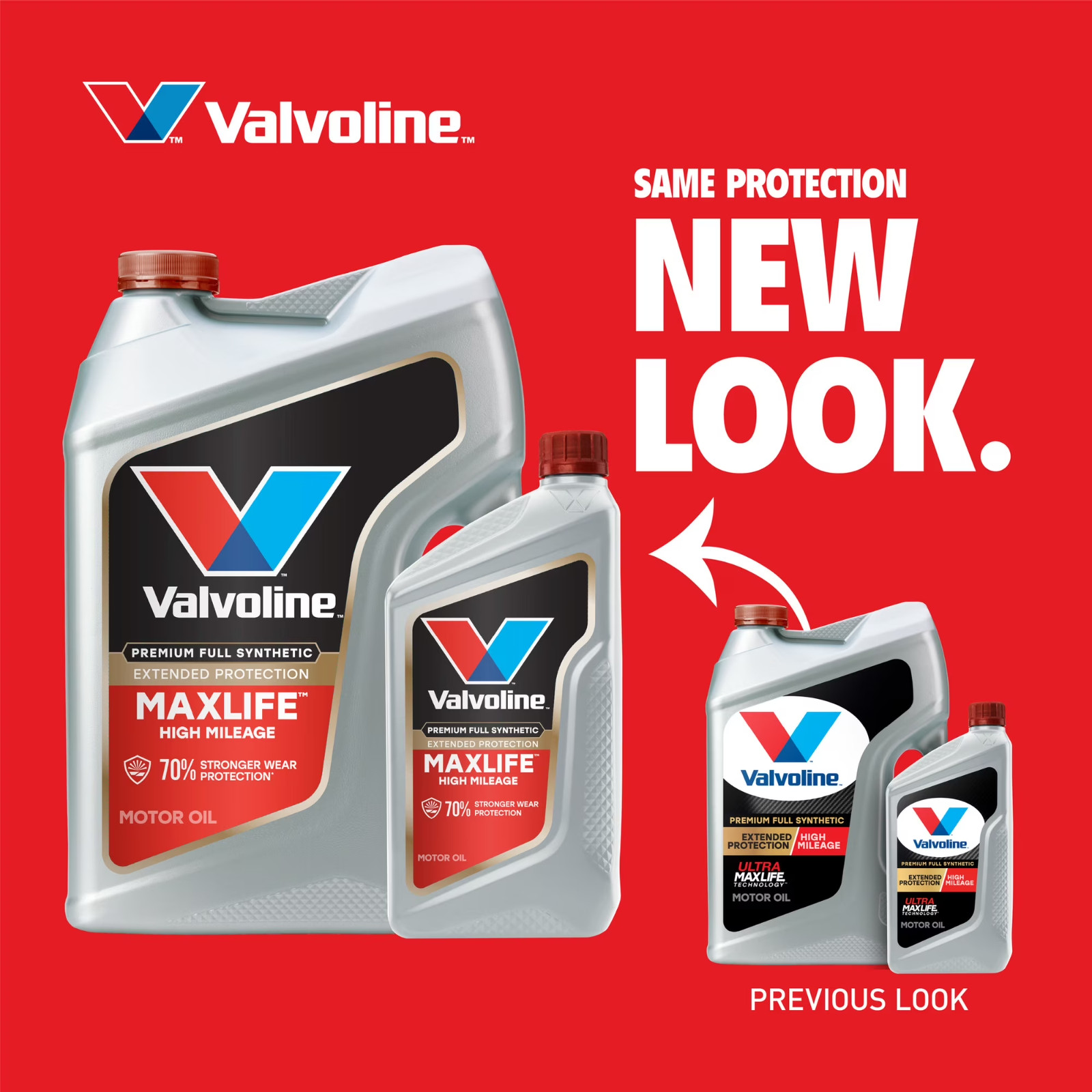 2 Pack Valvoline MaxLife Extended Protection Full Synthetic High Mileage 5W-20