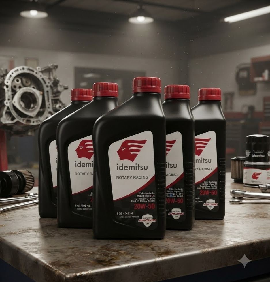 SALE- 5 PACK- IDEMITSU 30018101750 20W50 Rotary Racing Oil; 1 Quart