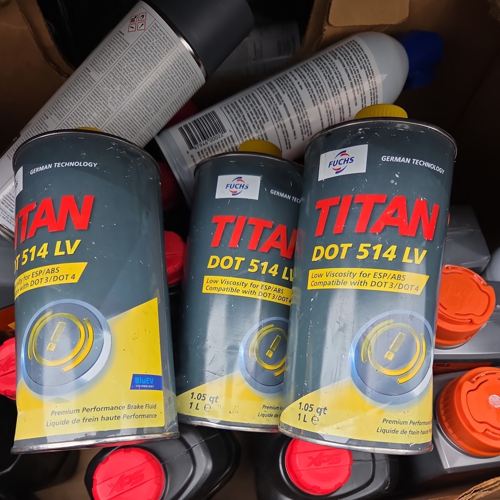 FUCHS TITAN DOT 514 LV 1L* 602576347 🚚 FAST 2-DAY SHIPPING! 3 cans