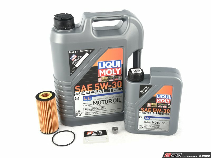 Assembled By ECS – Liqui Moly Special Tec LL Oil Service Kit (5w-30) – 2249KT
