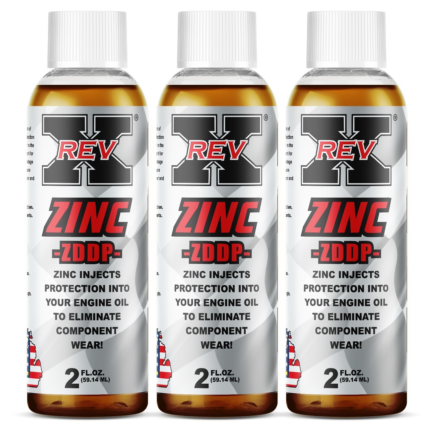 REV X ZDDP Zinc & Phosphorus (3) – Engine Oil Additive – Restore the Protection