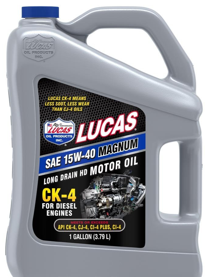 5 PACK LUCAS OIL 10287 SAE 15W-40 CK-4 Heavy Duty Engine Oil; 1 Gallon – SALE