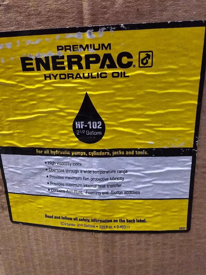 🔥5 LB PREMIUM ENERPACK HYDRAULIC OIL HF-102 2X2 1/2 GAL TWIN PACK