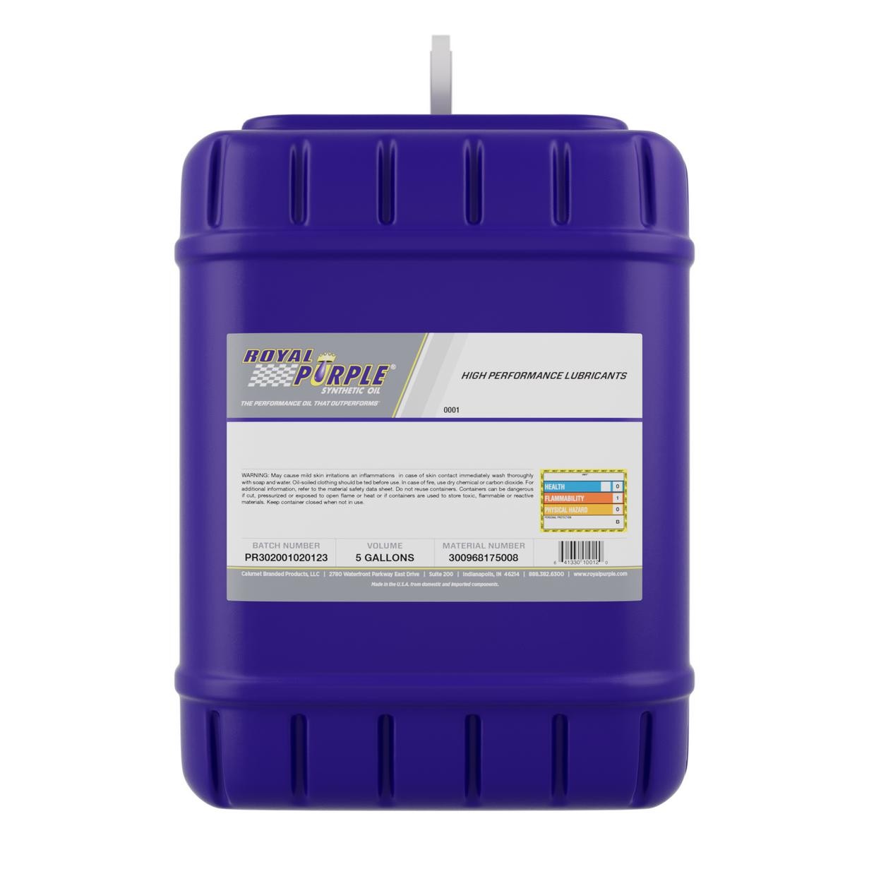 Royal Purple Engine Oil – Royal Purple SAE 5W-20 High Performance Synthetic Moto