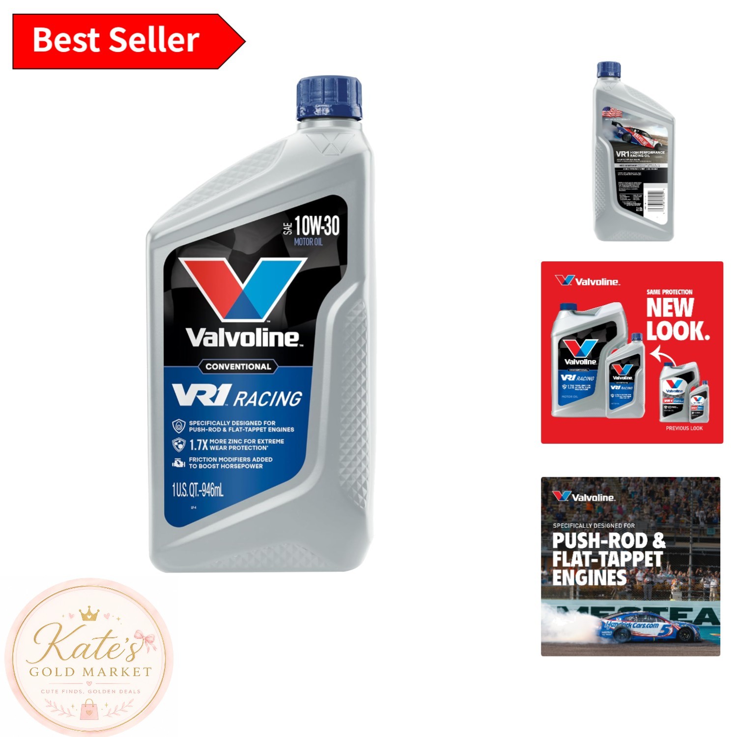 VR1 Racing 10W-30 Motor Oil 1 QT – Superior Engine Protection & Performance