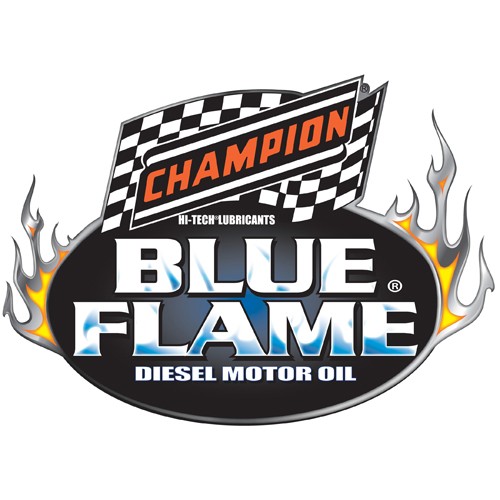 12 Champion Racing Full Synthetic 5W-40 Blue Flame Diesel Oil CJ-4 (12 Qt Total)