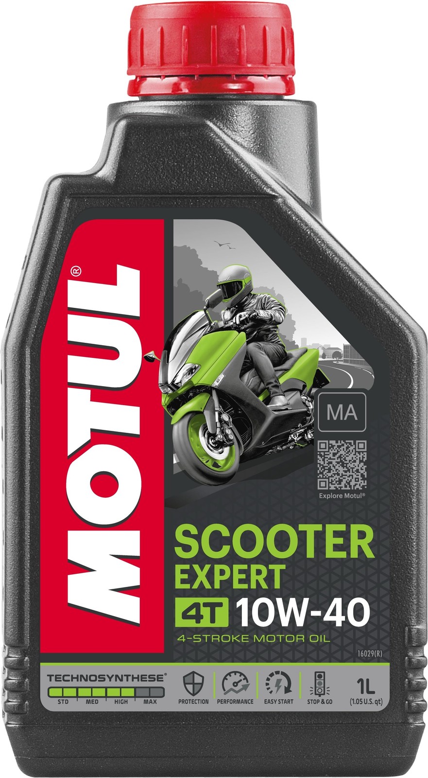 Motul Scooter Expert 4T 10W-40 MA 4-Stroke Engine Oil with Technosynthesis 1L
