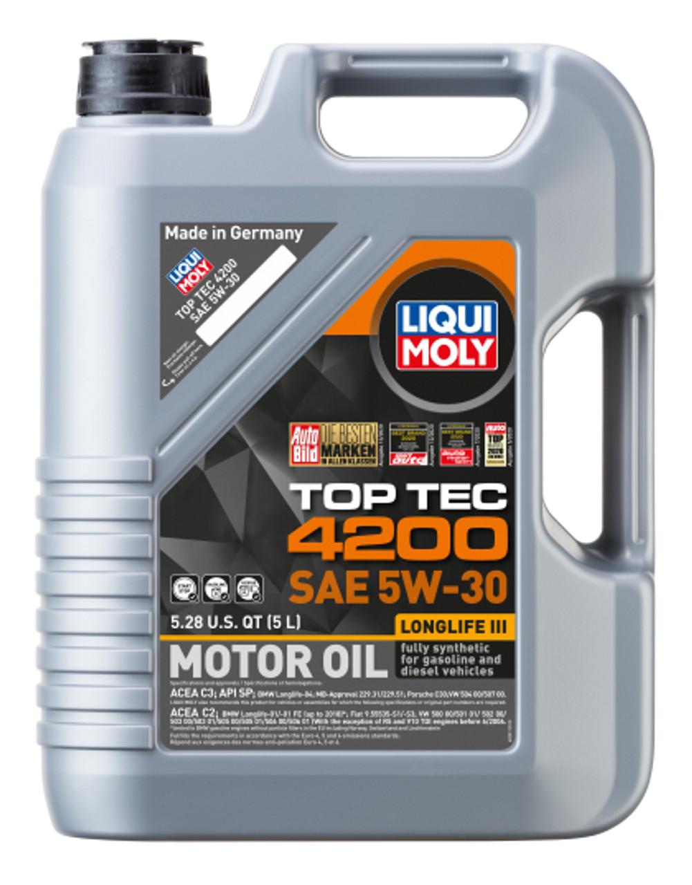★ 5L Liqui Moly 5W-30 Top Tec 4200 Synthetic Engine Oil Diesel Audi VW Mercedes