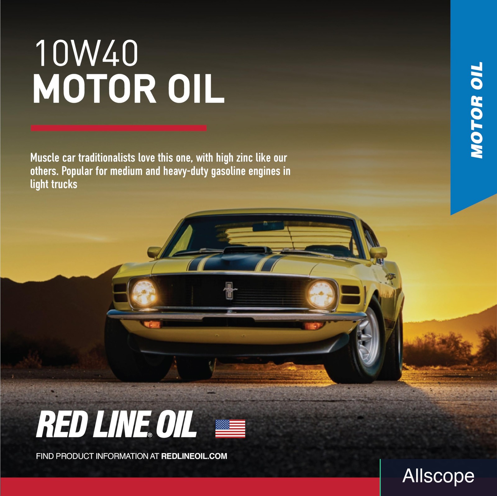 SAE 10W40 Fully Synthetic Motor Oil for Engines, 1 Quart, 12 Pack