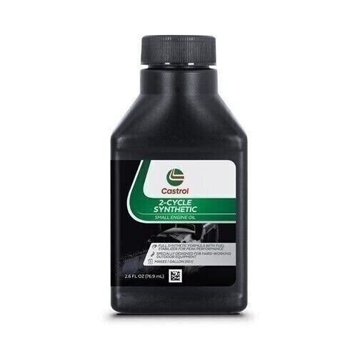 Castrol 215304 2 Cycle Full Synthetic Oil – With Fuel Stabilizer – Case of 24