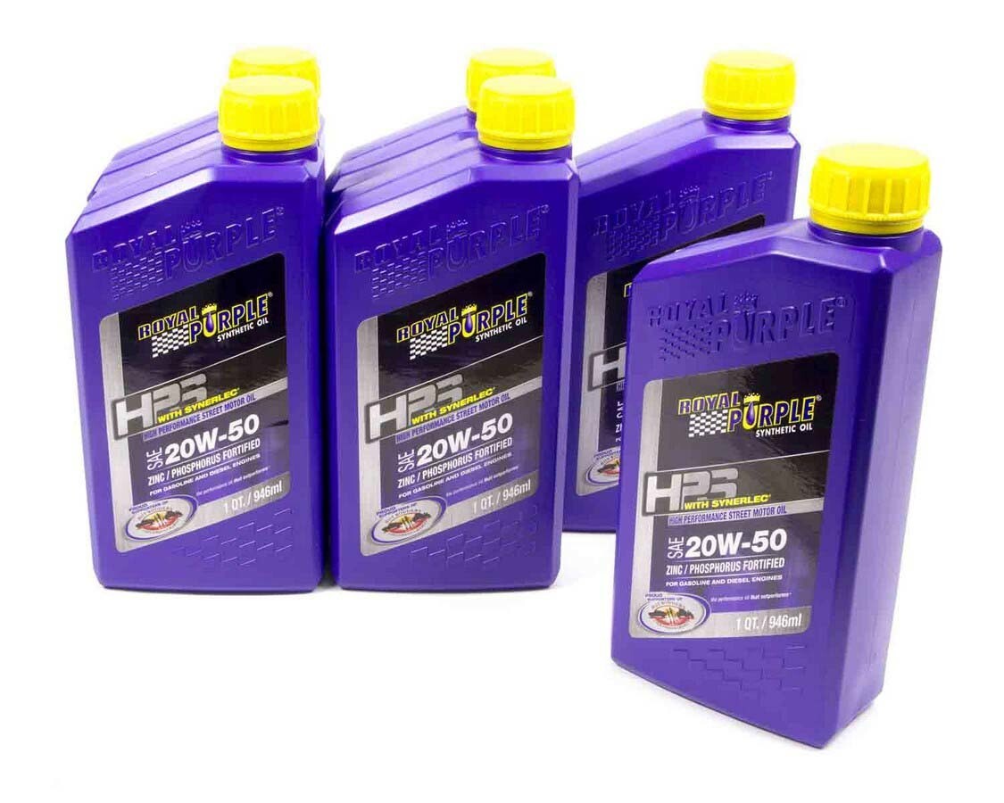 Royal Purple 20W50 HPS High Performance Synthetic Motor Oil – 6 Quarts