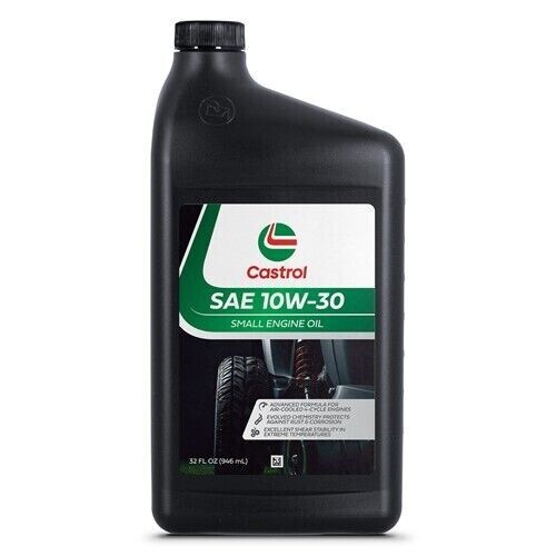 Castrol 215308 SAE 10W-30 Small Engine Oil For 4-Cycle Eng & Lawn Mowers – 32oz