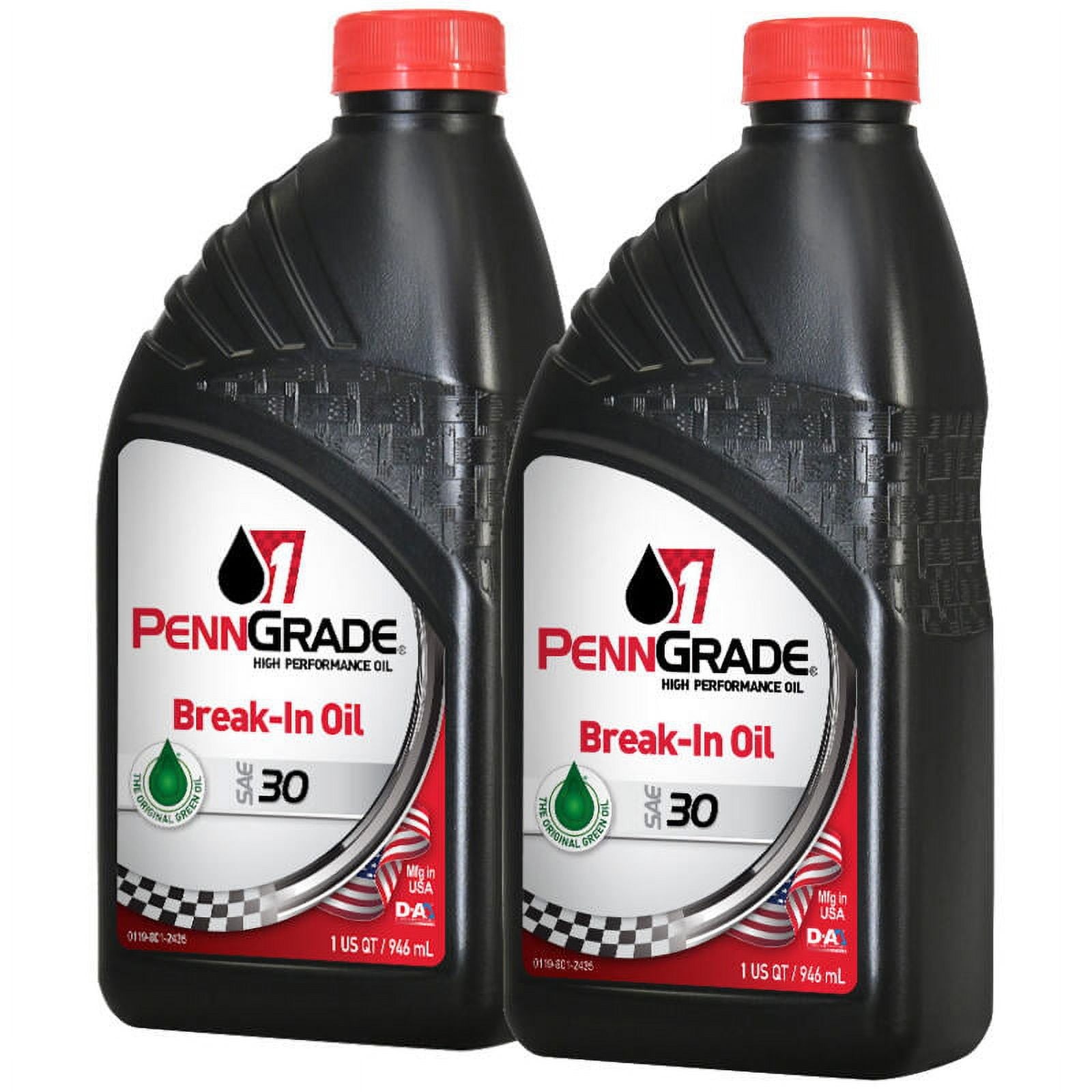 Brad Penn / 71206 PennGrade 1 Break-In Engine Motor Oil, SAE 30, 2 Quarts