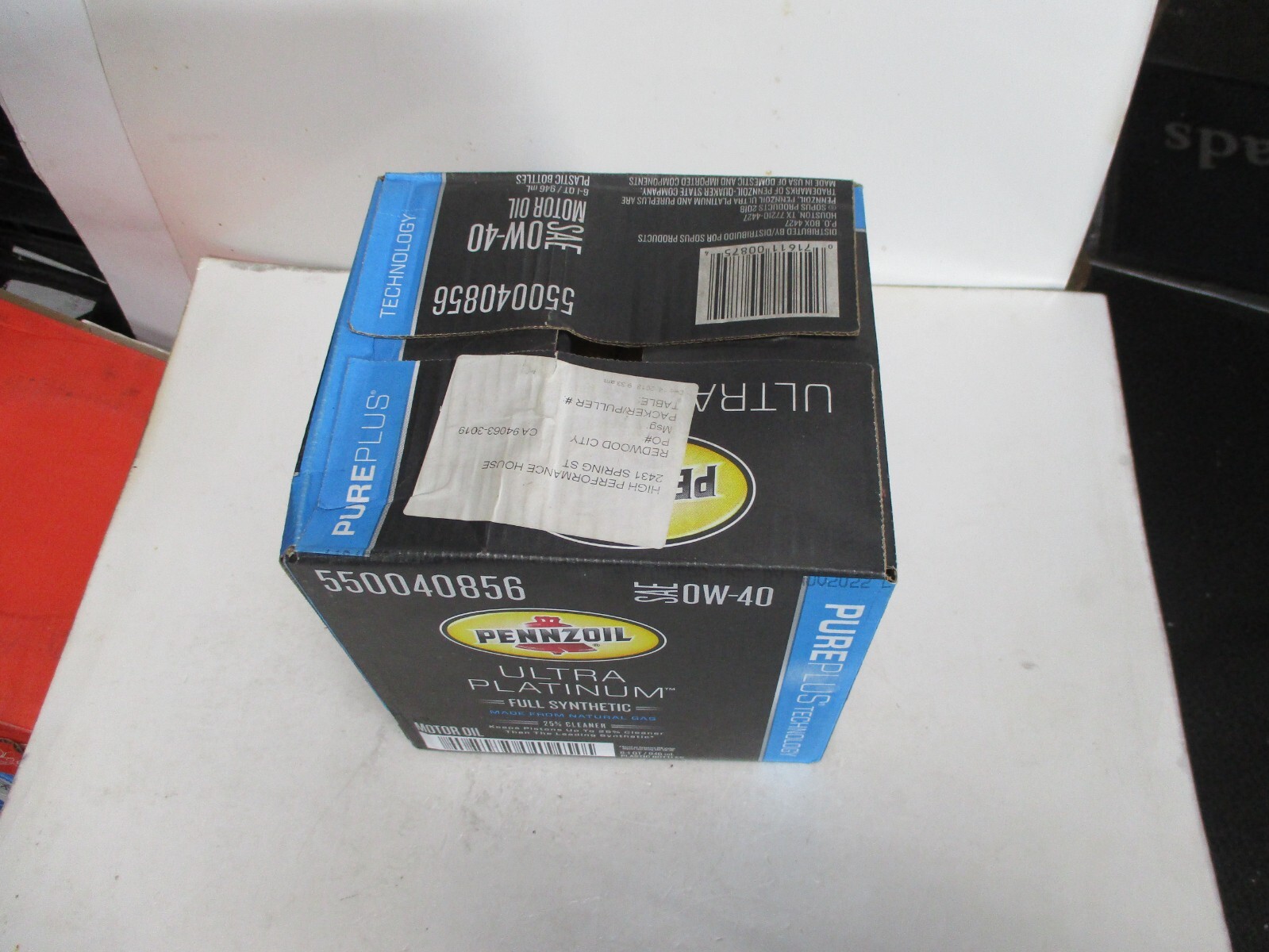 6 PACK-Pennzoil ULTRA PLATINUM-0W-40 Full Synthetic SRT Motor Oil-Total 6 Quart