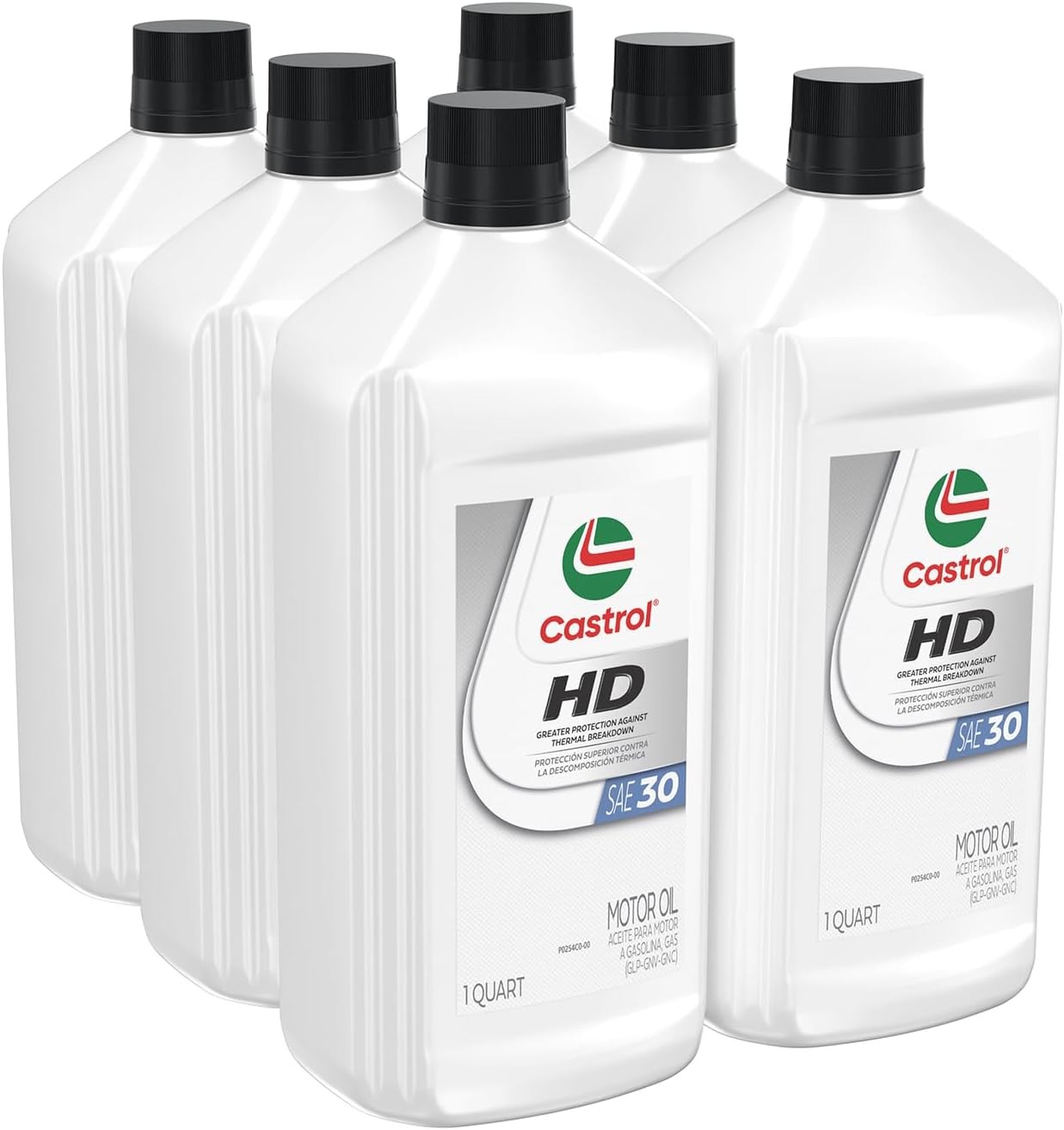 Castrol HD-30 Motor Oil, 1 Quart, Pack of 6