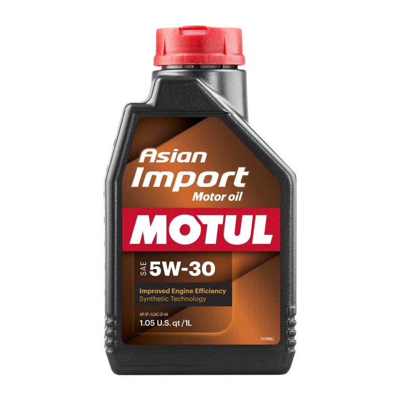 Motul Asian Import Motor Oil 5W-30 – 12 x 1 Liter Bottles for Import Vehicles