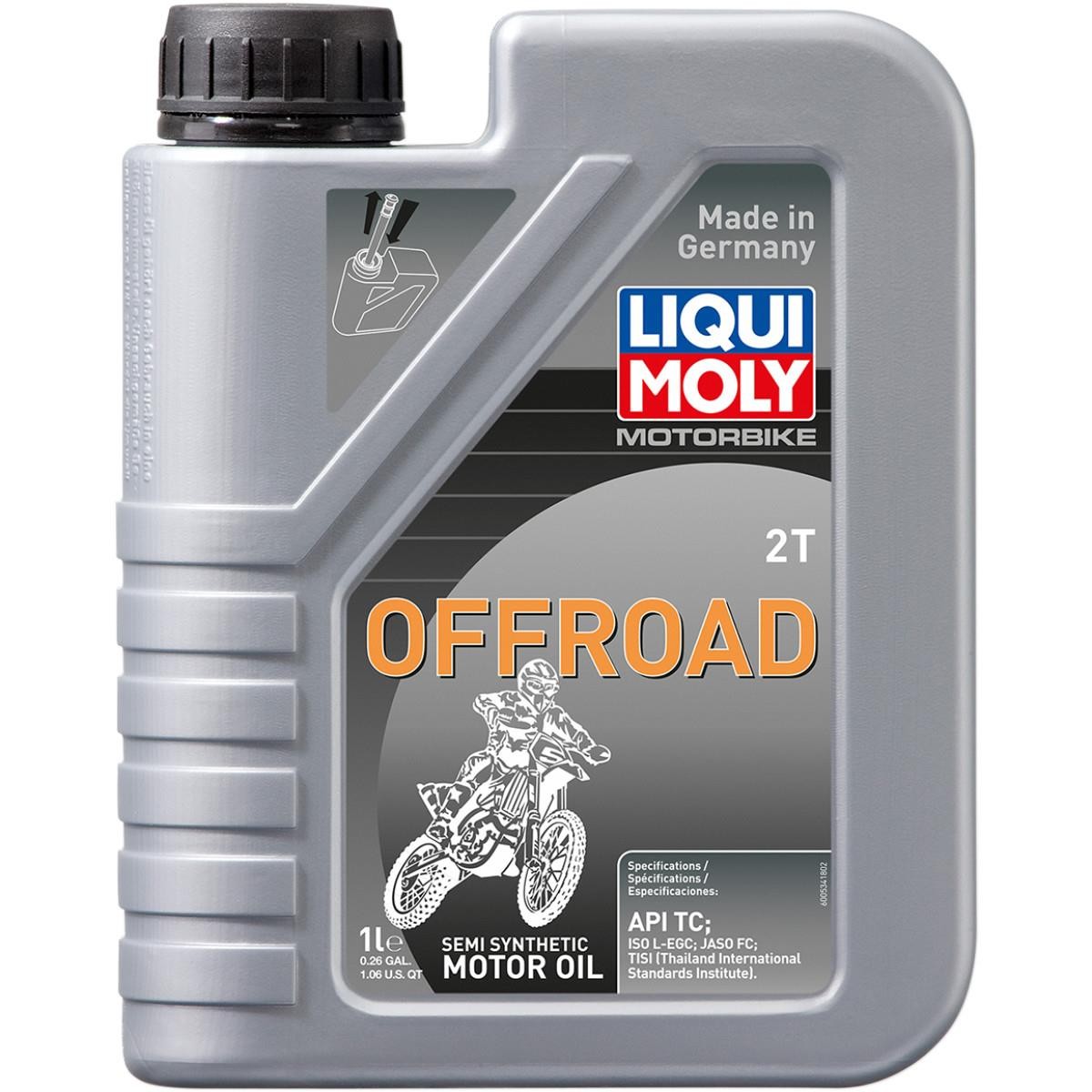 Liqui Moly 2T Offroad Motor Oil – 1L Motorcycle ATV/UTV Street Bike Dirt Bike