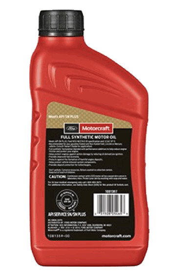 6 Quarts OEM Full Synthetic Engine Motor Oil FORD/Motorcraft SAE 5W-20