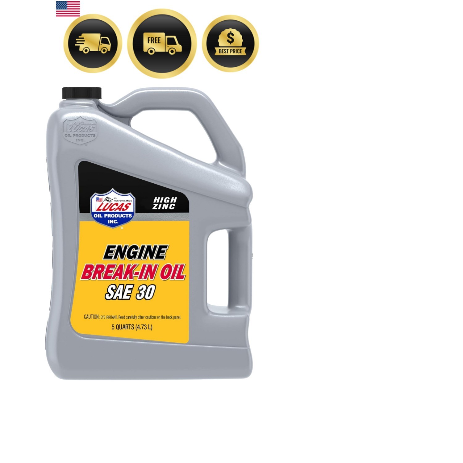 10631 SAE 30 Racing Engine Break-in Oil – 5 Quart