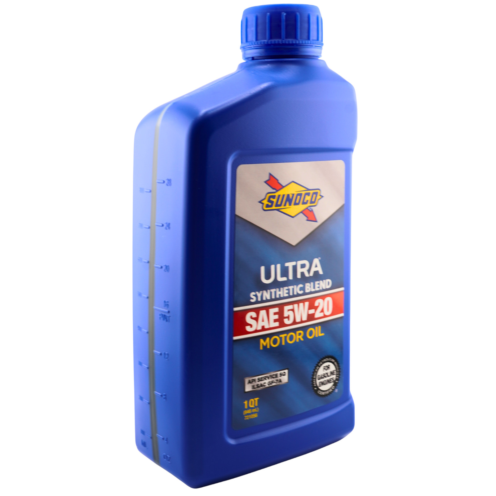 SUNOCO 721056 (7473) Ultra Synthetic Blend 5W-20 Motor Oil, 1 Quart (Case of 12)