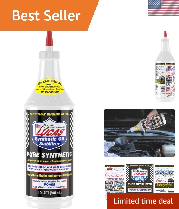 10130 Synthetic Oil Stabilizer – 1 Quart for Enhanced Performance & Protection