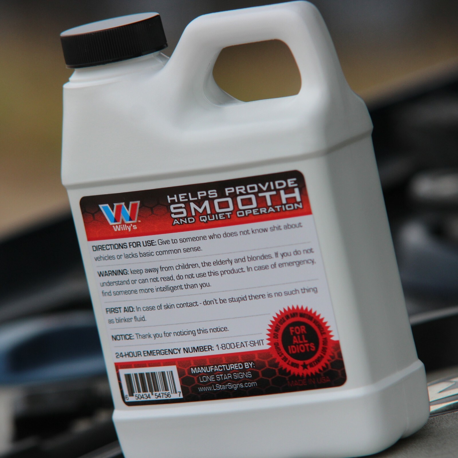 Blinker Fluid – Gag Gift Bottle