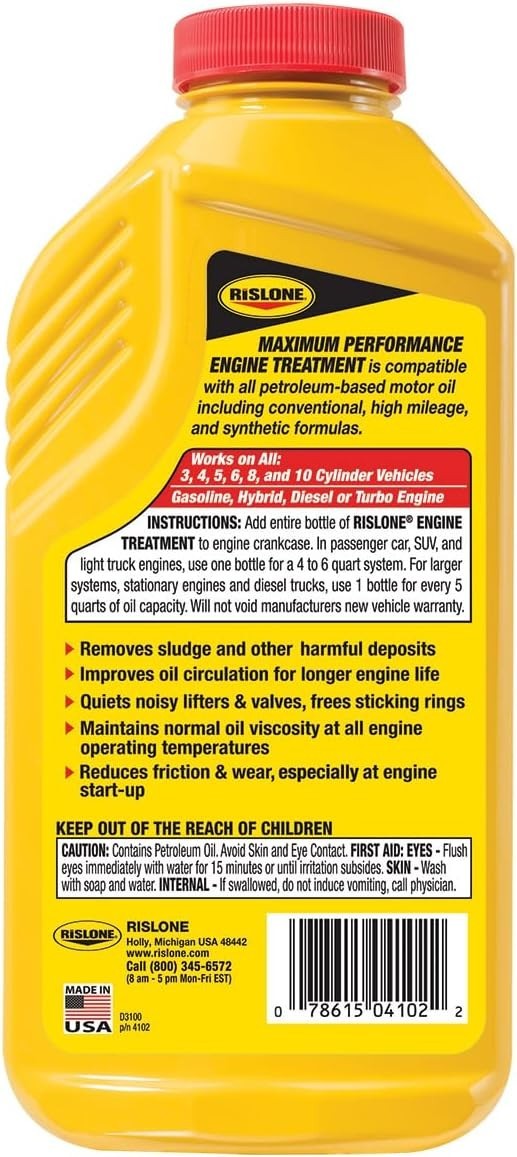 Quiets Noisy Lifters and Improves Engine Function – XTREME LUBE 4102 16.9 oz