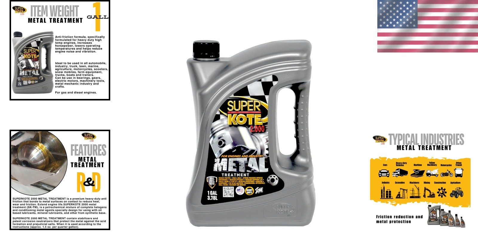 1 Gallon Heavy-Duty Engine Treatment: Lowers Temperatures & Boosts Horsepower