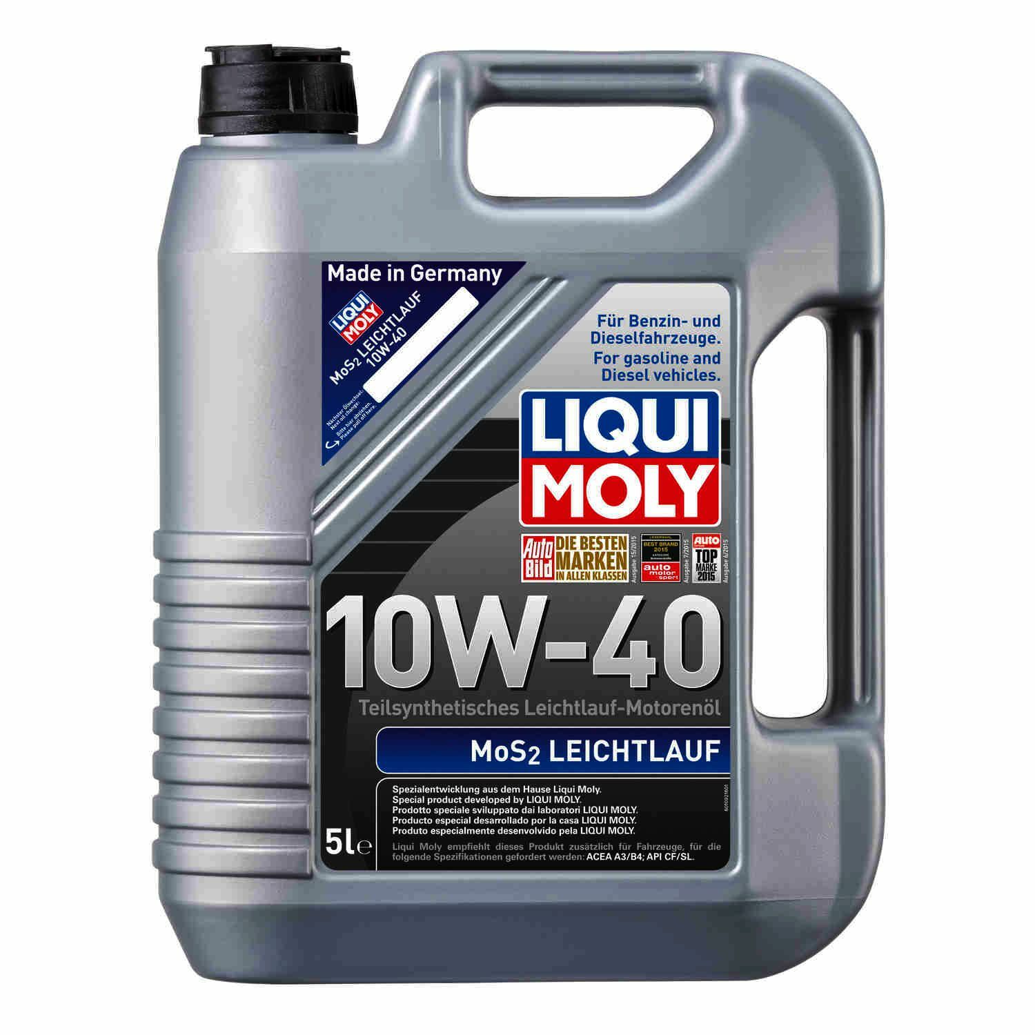 15LITER 10w40 MoS2 Gas Diesel Engine Motor Oil For BMW INFINITI NISSAN SUZUKI VW