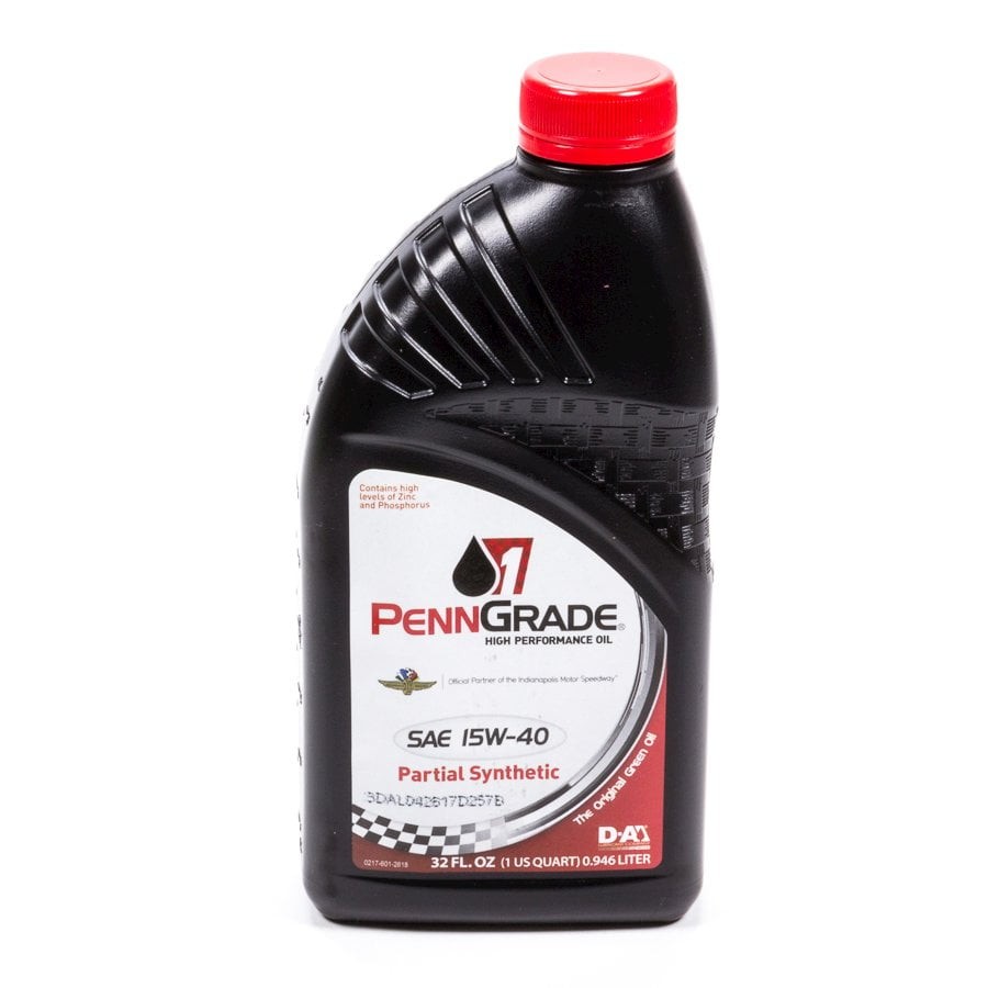 PennGrade Brad Penn 71586 1 Semi-Synthetic Engine Motor Oil, 15W40, 1 Quart