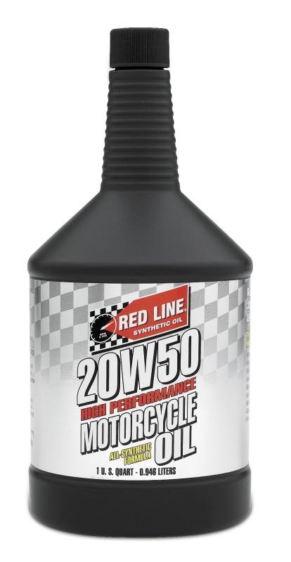 Red Line 20W50 Motorcycle Oil – Quart for Big-Twin Engines