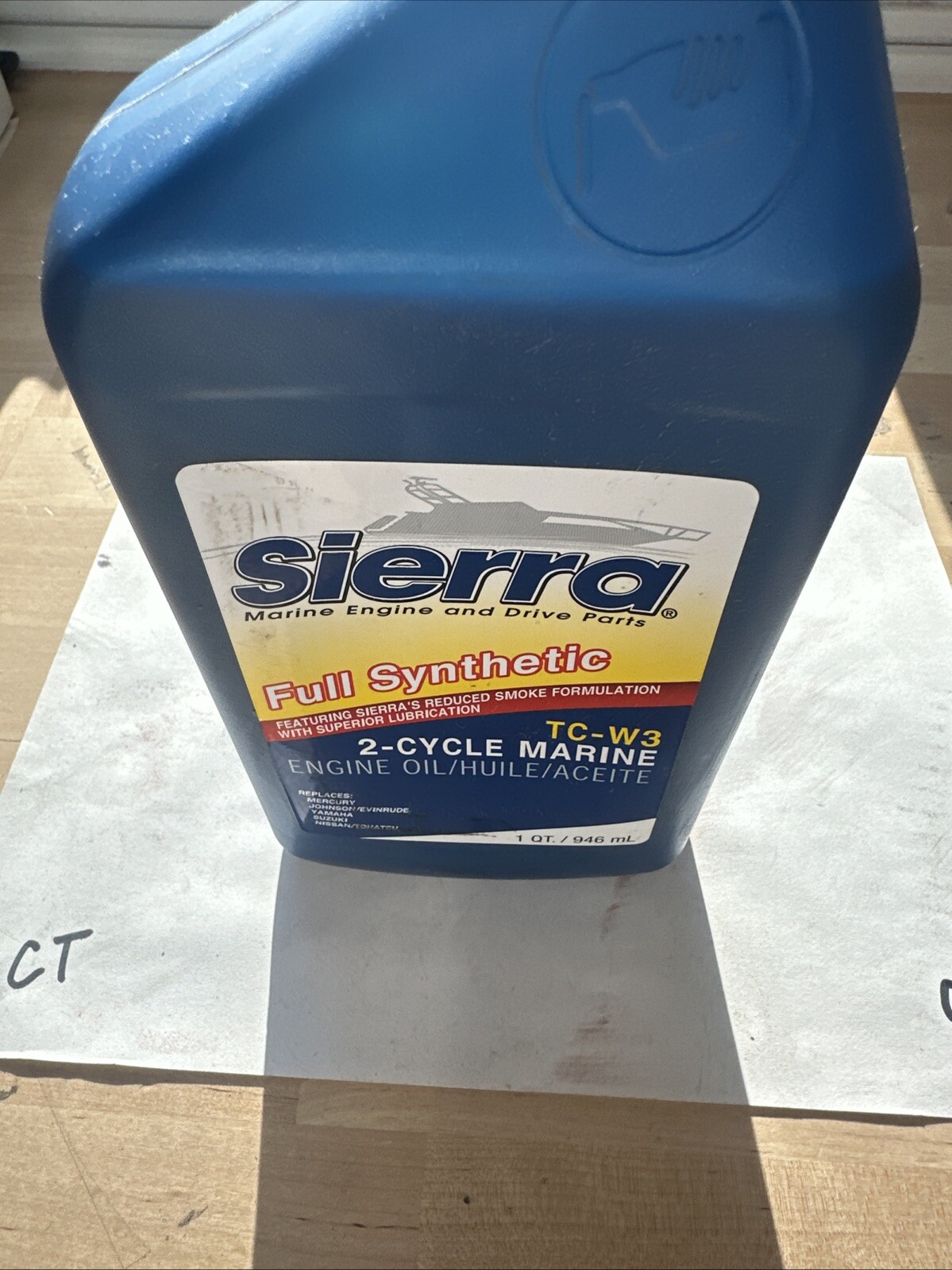 Sierra TC-W3 Synthetic Oil Quart #18-9540-2