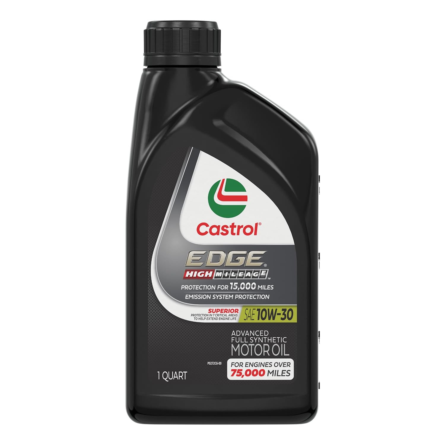 Full Synthetic Motor Oil 10W30 High Mileage 1 Quart For Cars Trucks