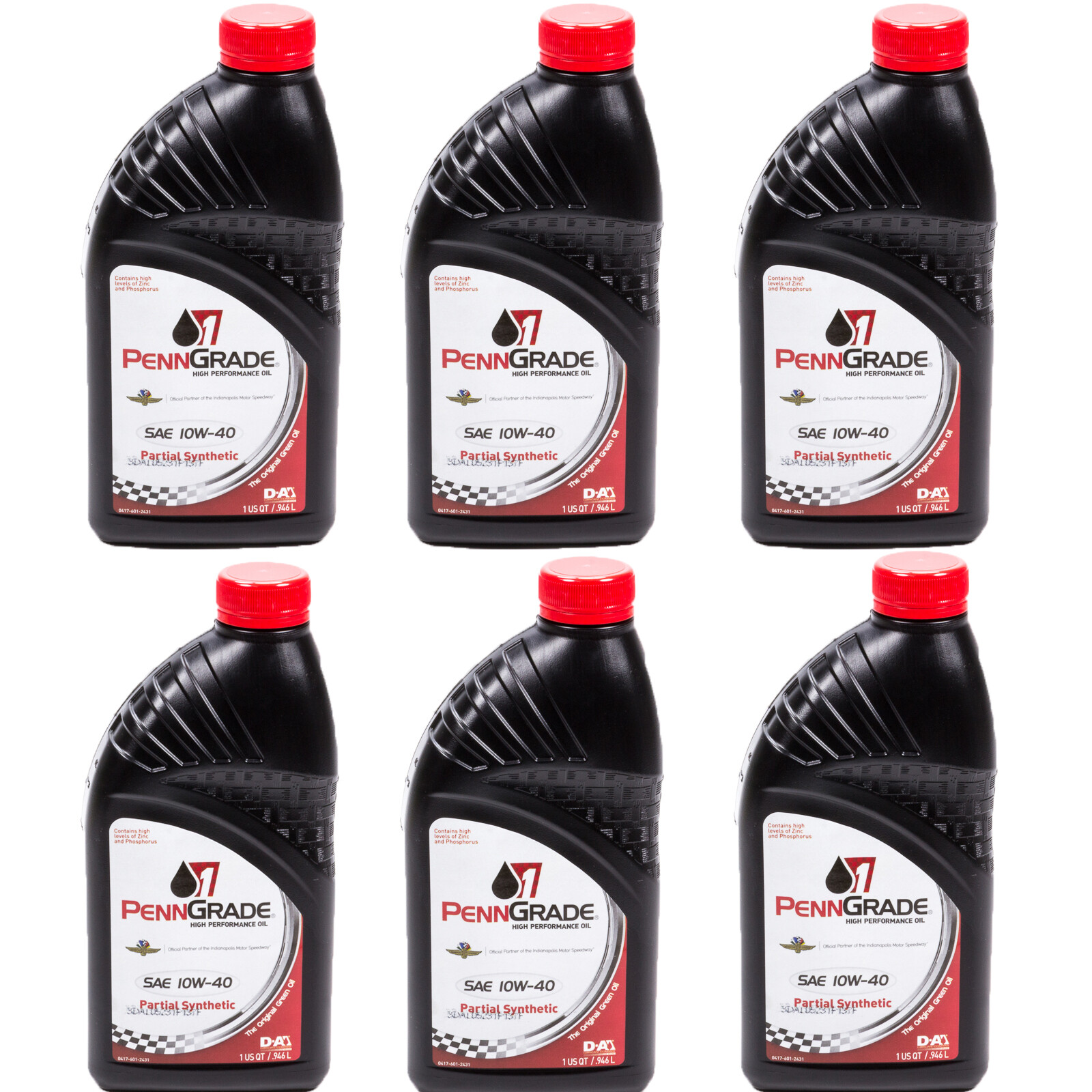 BRAD PENN Grade 1 Racing 10W40 Semi-Synthetic Engine Oil (6-QUARTS)
