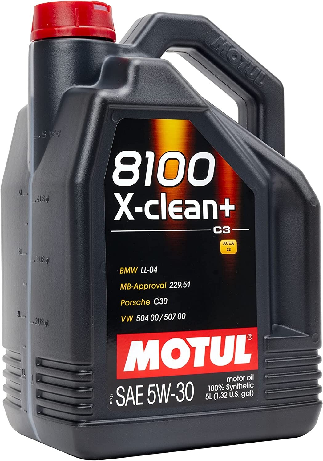 Motul 8100 X-Clean+ 5W30 Synthetic Engine Oil 5 Liter 106377
