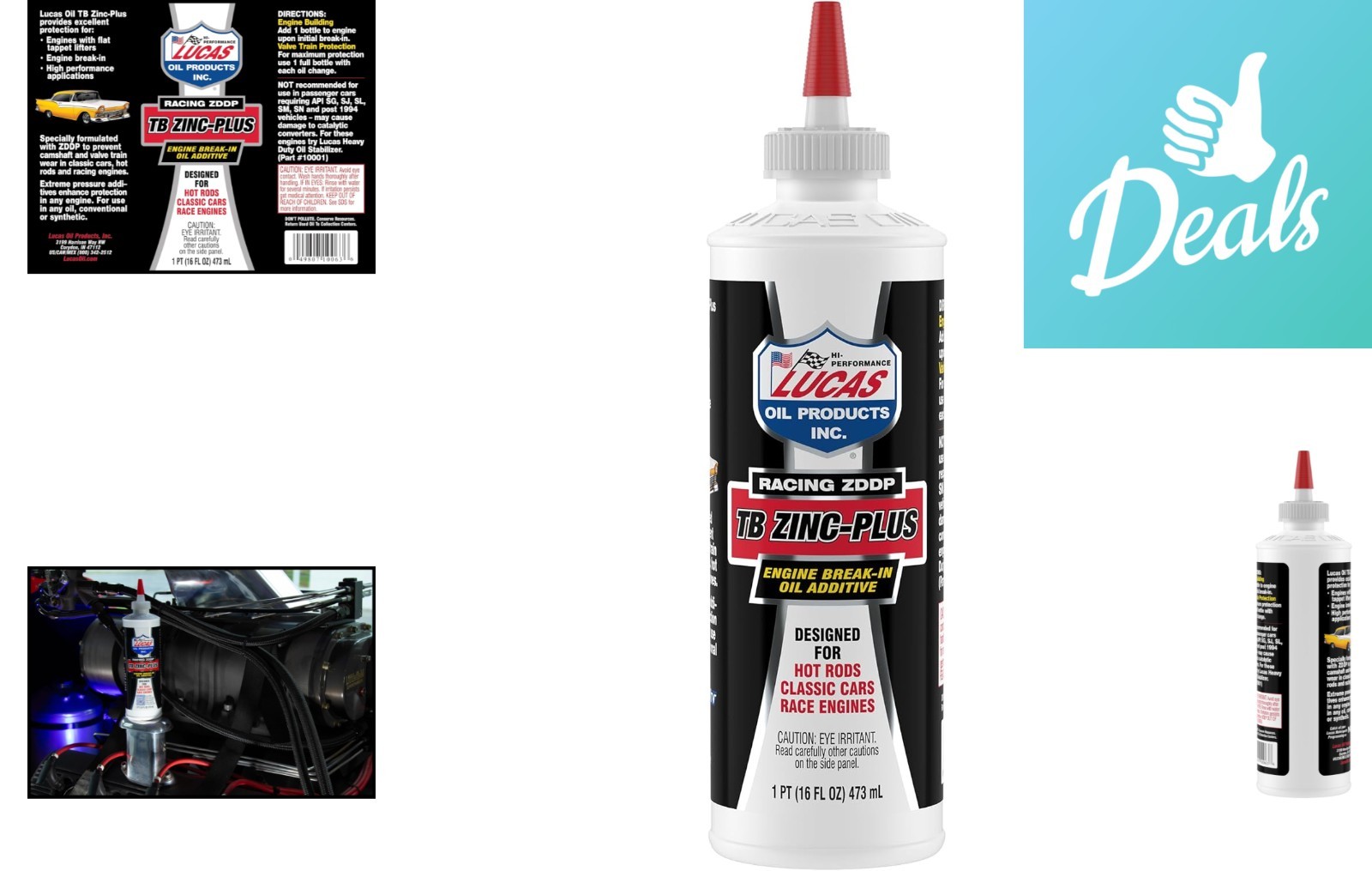 16 Ounce Universal Engine Break-In Oil Additive with Extreme Pressure Protection
