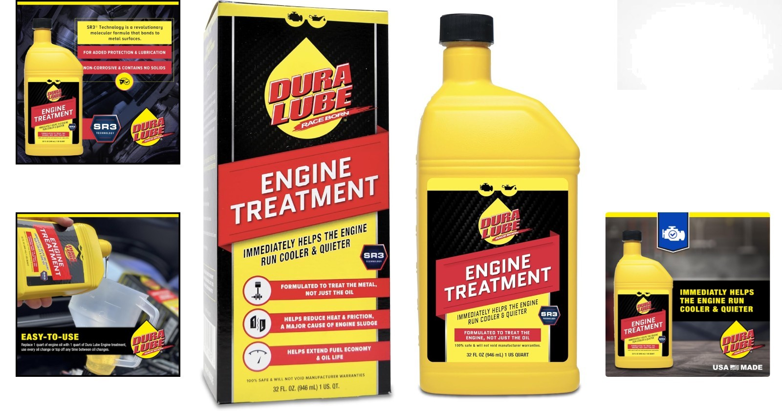32 oz Engine Treatment by Dura Lube – Extend Engine Life & Improve Efficiency