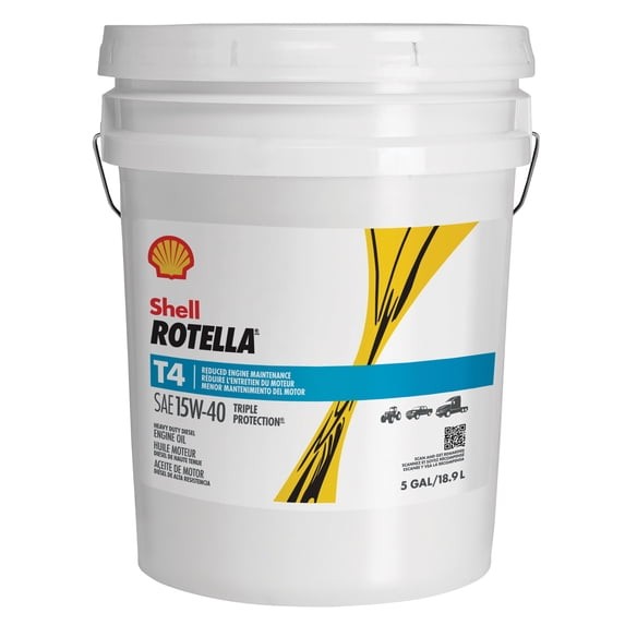 Shell ROTELLA T4 Triple Protection Diesel Conventional Engine Oil 15W-40