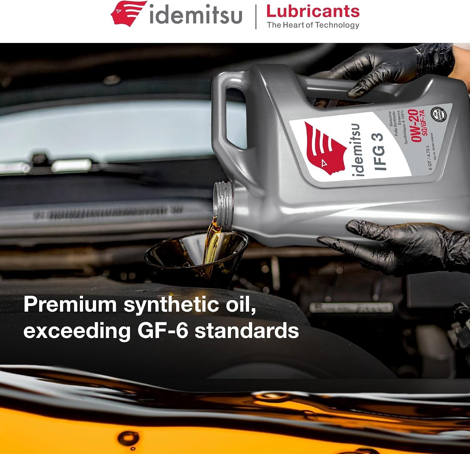 VEHICLE SPECIFIC 5 Quart 0W-20 Full Synthetic Motor Oil | Max Engine Efficiency
