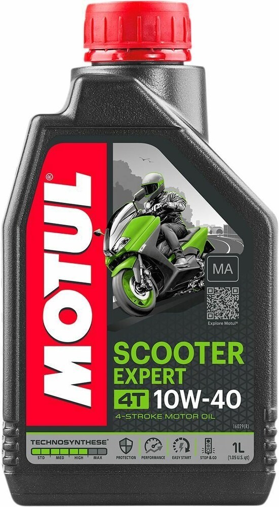 MOTUL Scooter Expert 10W-40 Full-Synthetic 4T 4-Stroke Engine Oil 1L