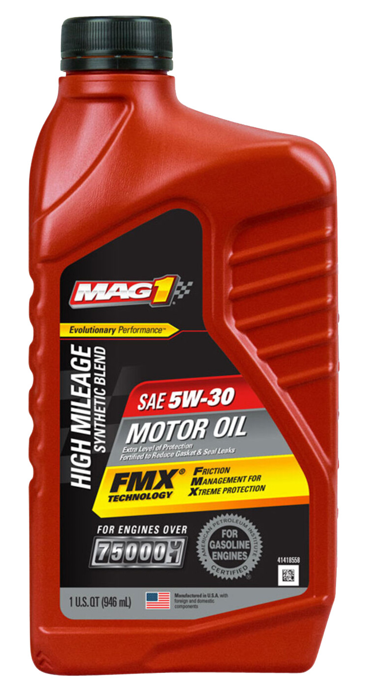MAG1 5W-30 Synthetic Blend Motor Oil FMX 1 Quart Pack Of 1 Made In Usa
