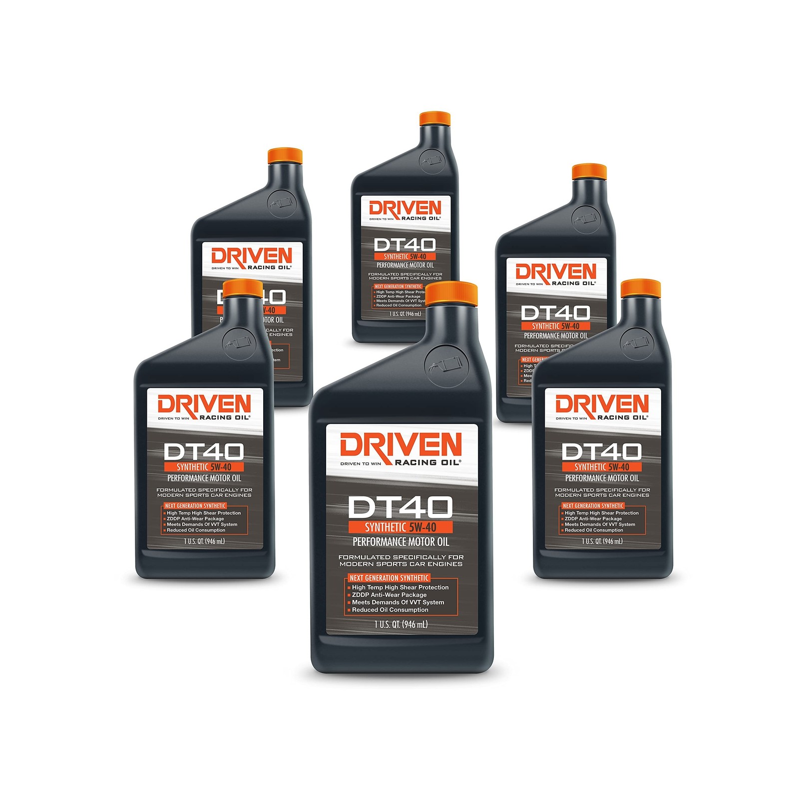 Driven Racing Oil DT40 High Zinc Synthetic 5w-40 (6)