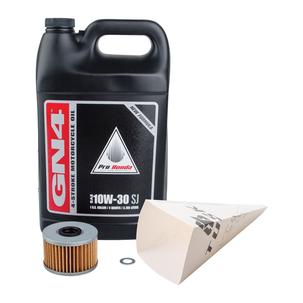 Tusk 4-Stroke Oil Change Kit Pro-Honda GN4 10W-30 for Honda Rancher / Rubicon