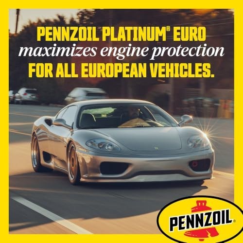 NEW Platinum Euro Full Synthetic 5W-40 Motor Oil 1 Quart Bottle