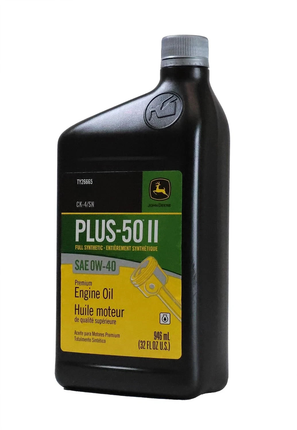 John Deere Plus-50 II Full Synthetic SAE 0W-40 Engine Oil – TY26665x1qt