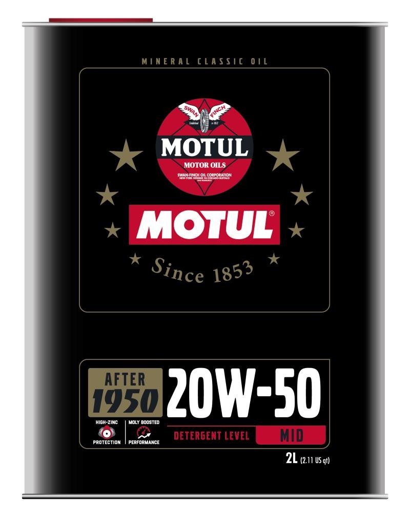 Motul 20W50 Classic Performance Oil 2L Case of 10 110621